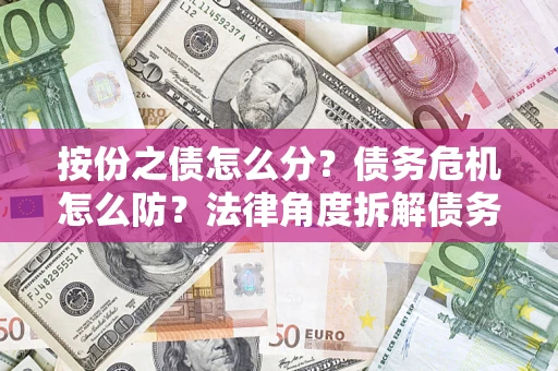 济南按份之债怎么分？债务危机怎么防？法律角度拆解债务分配与风险自保指南