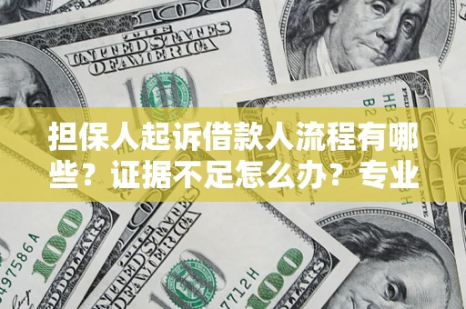 济南担保人起诉借款人流程有哪些？证据不足怎么办？专业律师解答