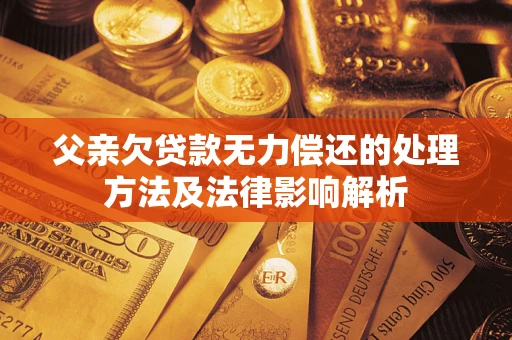 济南父亲欠贷款无力偿还的处理方法及法律影响解析