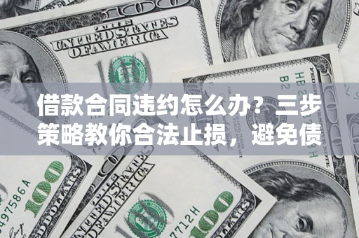 济南借款合同违约怎么办？三步策略教你合法止损，避免债务危机升级