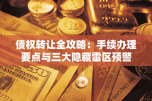 济南债权转让全攻略：手续办理要点与三大隐藏雷区预警